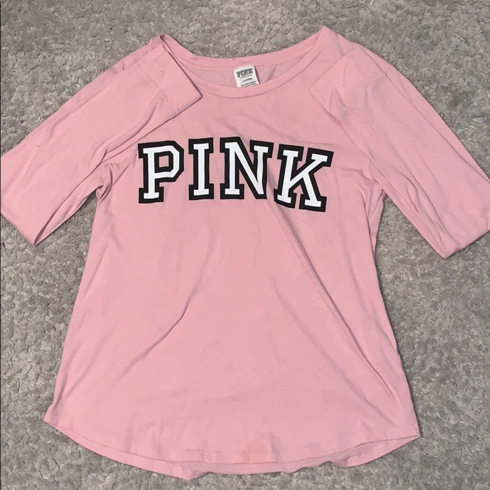 Light pink, pink (the brand) long sleeve shirt
